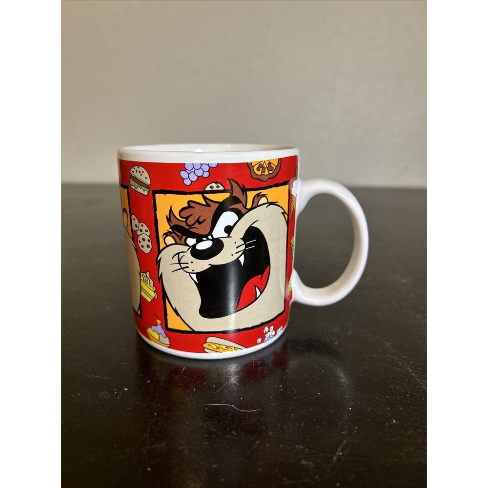 VINTAGE LOONEY TUNES TAZMANIAN DEVIL OVERSIZED COFFEE MUG TAZ 1994 SAKURA